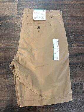 Goodfellow & Co Tan Flat-Front Chino Shorts